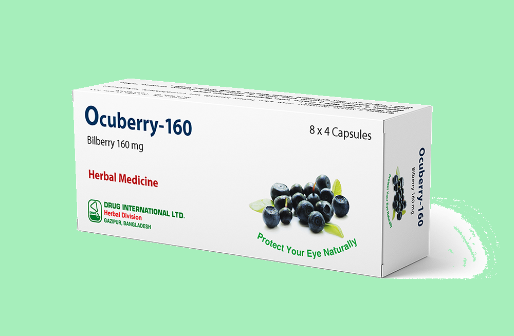 Ocuberry 160 Capsule 32's pack