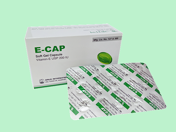 E-Cap 200 Capsule 60's pack
