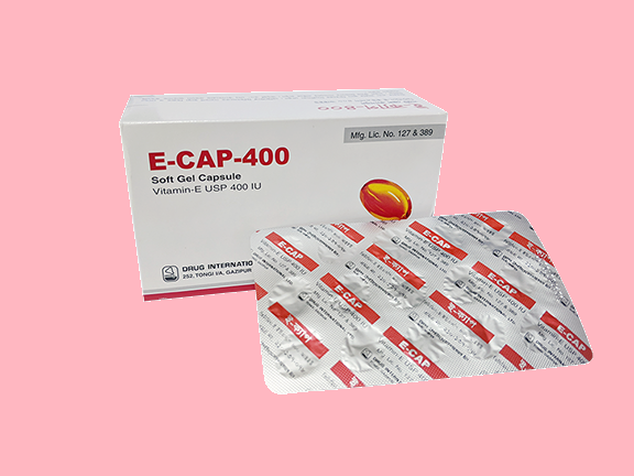 E-Cap 400 Capsule 60's pack