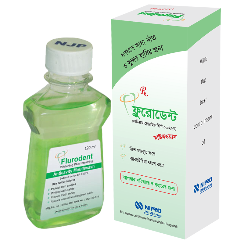 Flurodent Mouthwash 120 ml