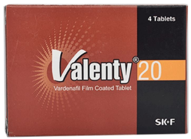 Valenty 20 Tablet 4's pack