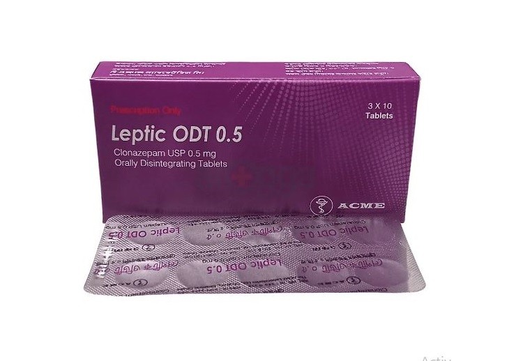 Leptic ODT 0.5 Tablet 30's pack