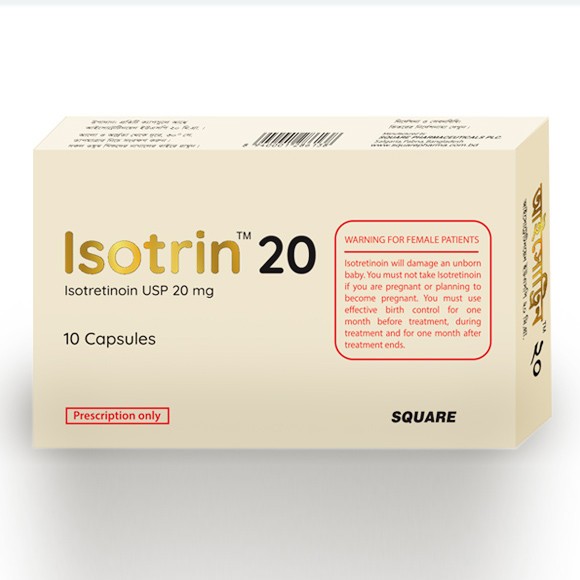 Isotrin 20 mg Capsule 10 pcs