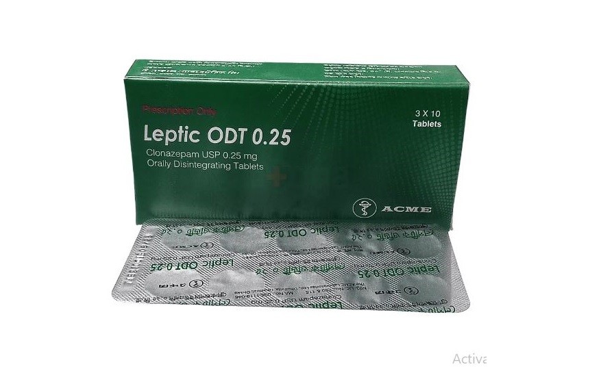 Leptic ODT 0.25 Tablet 30's pack