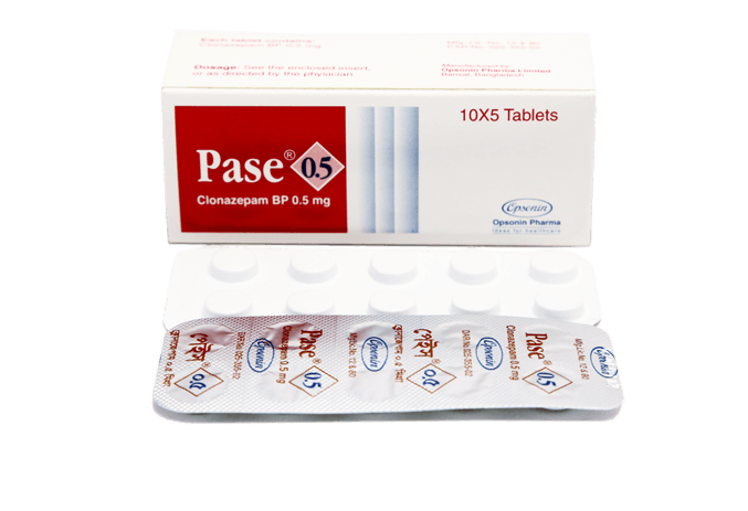 Pase 0.5 Tablet 105's pack